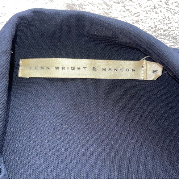 Fenn Wright Manson long sleeve navy blue cardigan - Picture 3 of 8